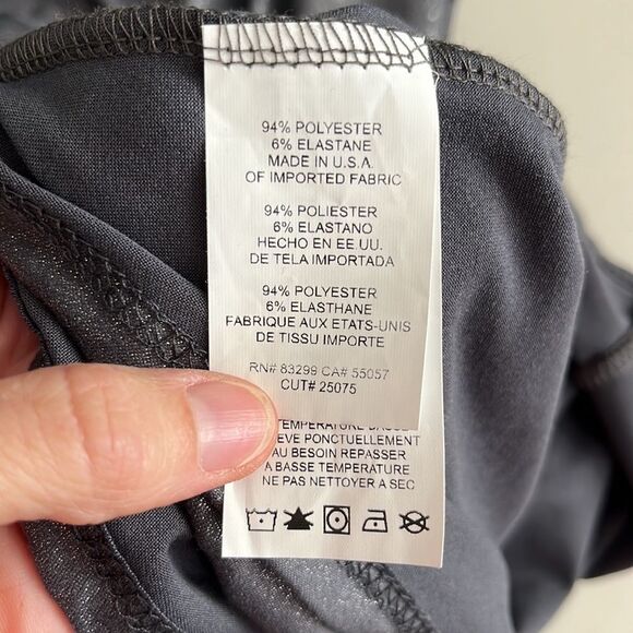 Tianna B. Metallic Shimmer Foil Asymmetrical Cocktail Dress Size Small NWT - Picture 9 of 13